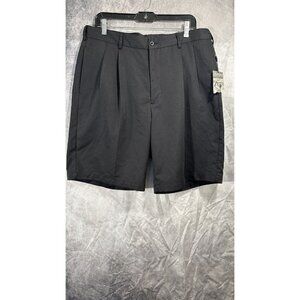 Tommy Armour Black Golf Shorts Men’s Black Pleated Size 36‎ Polyester New